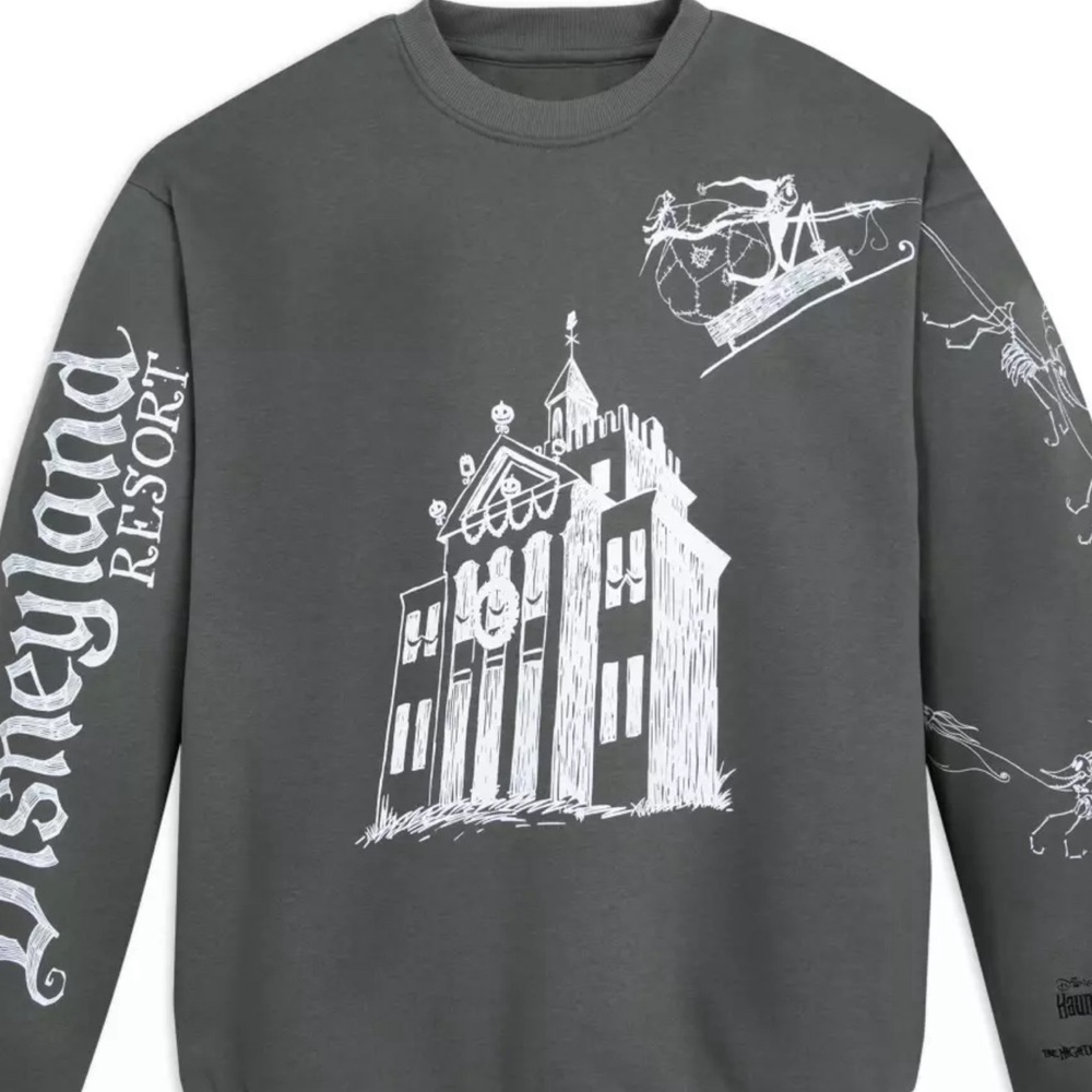 Disney Haunted Mansion Nightmare Before Christmas Sweatshirt Disneyland - xl